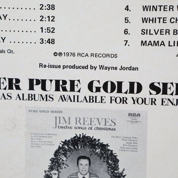 Elvis Presley Blue Christmas Album Vinyl Record 70s Iconic Holiday Festive Music - Picture 5 of 6